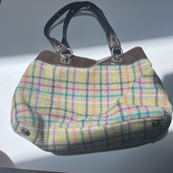 Coach Bags Cute Coach Purse Perfect For Fall Plaid With A Wool Like